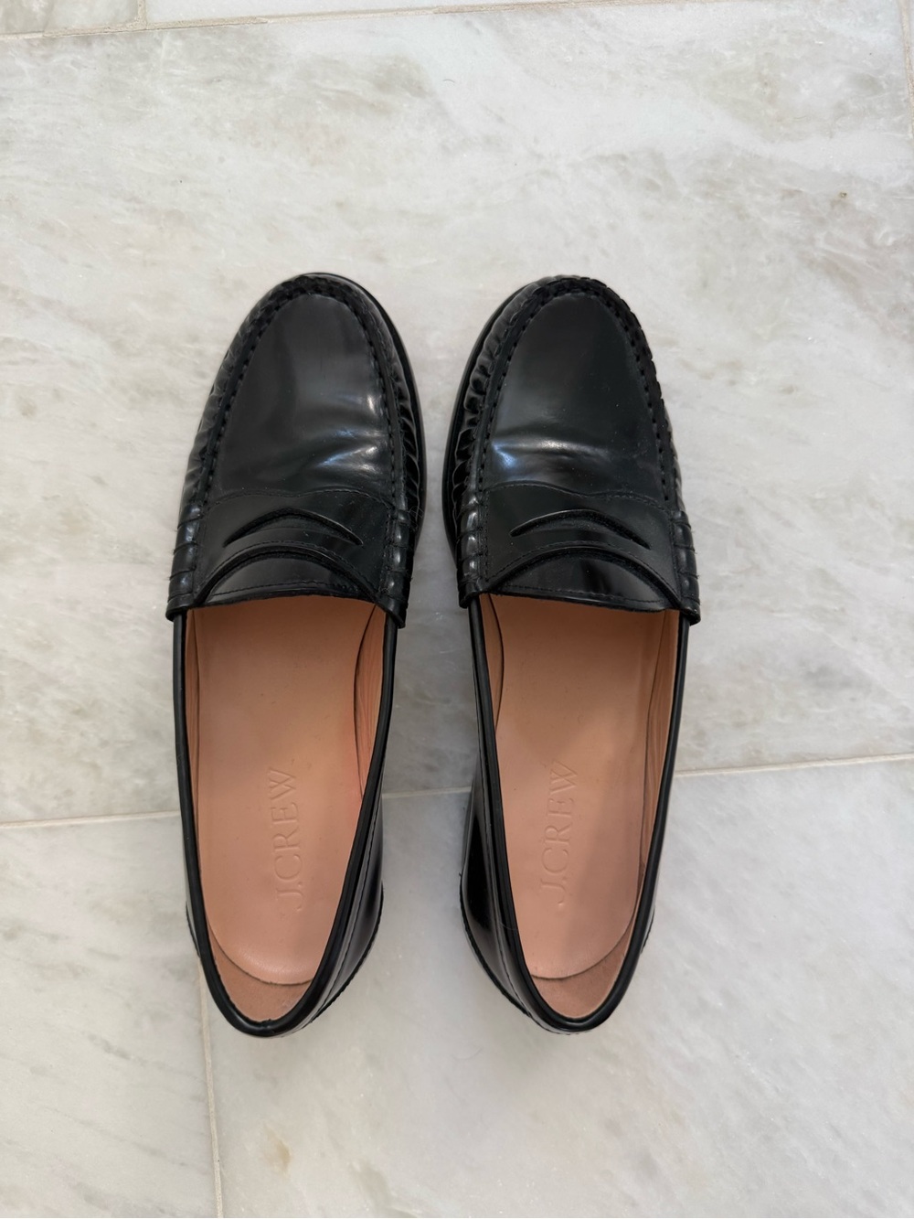 Women’s GH Bass Winona Black Leather Penny Loafers